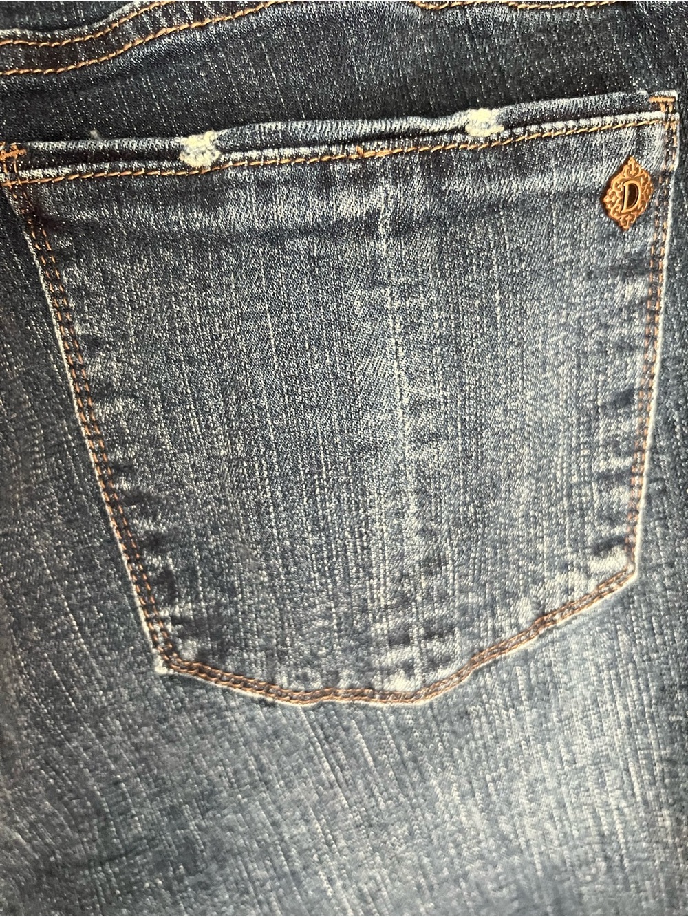 Democracy Dark Blue Distressed Boyfriend Jeans - Picture 5 of 5